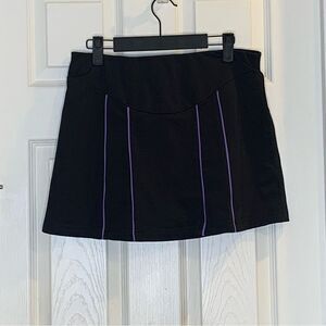 LBH Athletic Skirt Size Medium Black and Purple